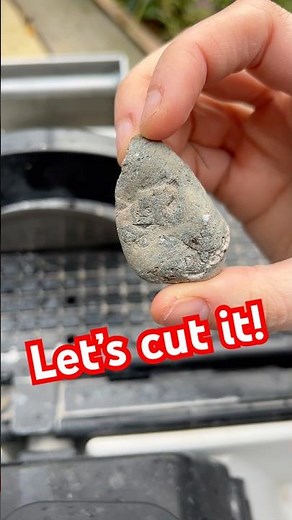 Let’s cut this rock open and see if the colors are true! #rockcutting