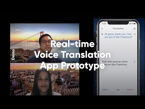 ProtoPie Demo: Real-time Voice Translation App Prototype