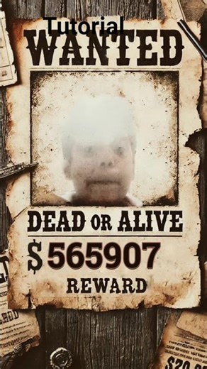 wanted poster tutorial