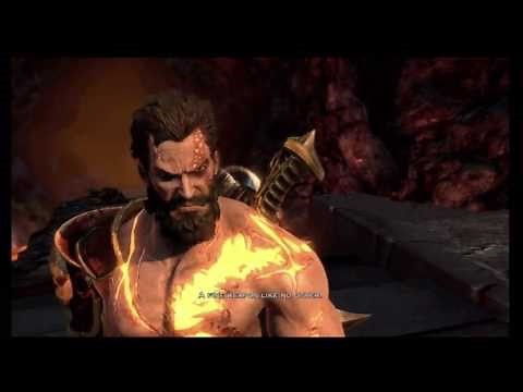 God of War 3 - Deimos murders Hephaestus (HD 720p)
