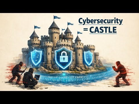 Cybersecurity Explained Using a Castle 🏰 | Beginner-Friendly Guide