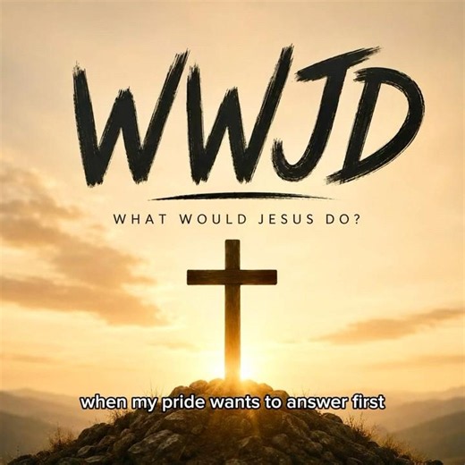 When My Pride Wants To Answer First… WWJD? 🙏 #wwjd #whatwouldjesusdo