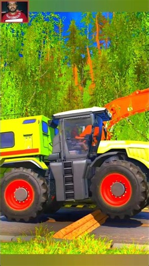 trucker V's mudrunner almost spintires #mudrunner #simulation #snowrunner #truck #shorts