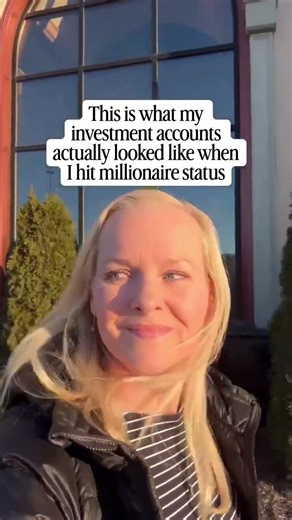 This is what my investment accounts actually looked like when I hit millionaire status