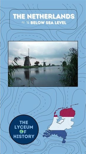 How Much of the Netherlands is Under Water? | GEOGRAPHY FACT OF THE WEEK # 21