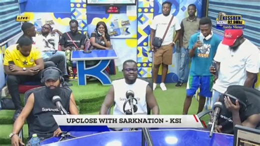 Sarkodie 's passionate reaction during Sarknation Kumasi radio interview with DJ KA Full video: https://youtu.be/Xj6EmD4FU7s?si=z8Td2eSbd-joW5RM | Sark Updates