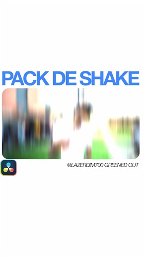 Comment utiliser mon pack de Shake pour davinci ##tuto##montage##effet##shake##davinciresolvetutorial