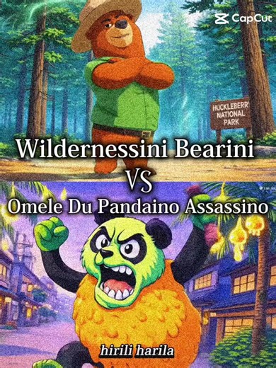 looks like a battle between two bears