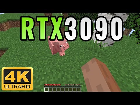 RTX 3090 Minecraft 4K Gameplay