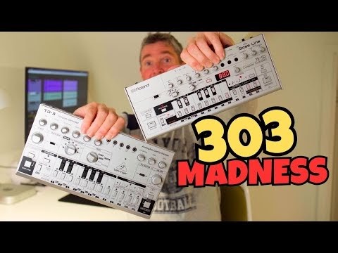 BEHRINGER TD-3 vs ROLAND TB-03 Bassline Battle