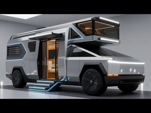 2027 Tesla CyberLandr Camper ⚡🚐 The Pickup That Turns Into a Smart Home!
