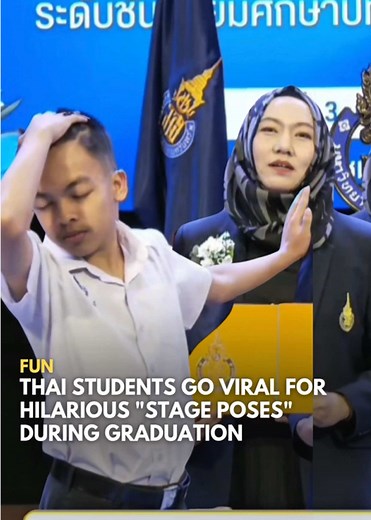 Thai Students Go Viral For Hilarious Graduation Poses