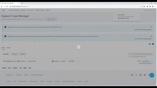 Cisco Tech Talk: How to Create a Case Using Your Cisco ID - Cisco Video Portal