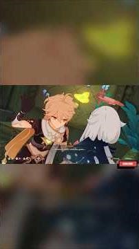 Traveler Teasing to Paimon #genshinimpact