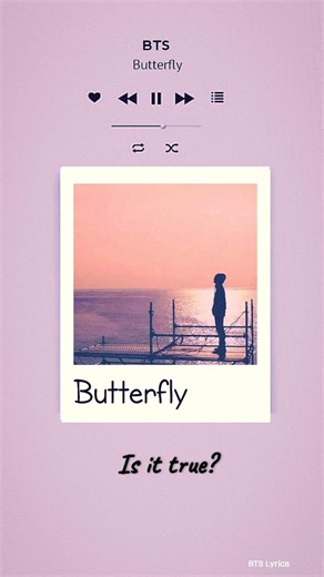 BTS butterfly lyrics
