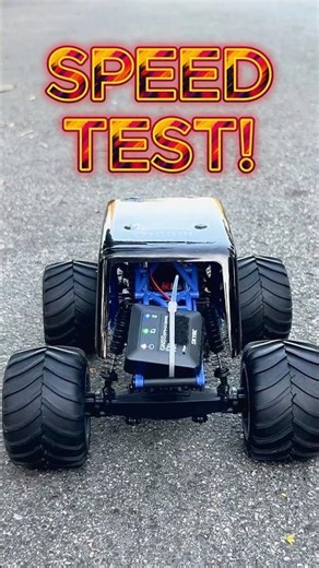 How fast is a Losi Mini LMT?! #rc #monstertruck