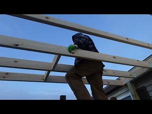 We're Installing a 12x12 Metal Roof Over our Deck: A DIY Project #timelapse #weekendproject #upgrade