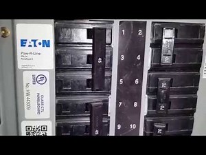 Cutler Hammer. EATON Three Phase panel, NEUTRAL