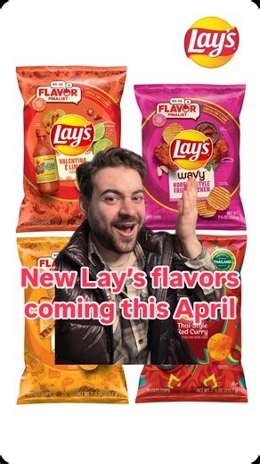 Lay’s is set to release four brand new chip flavors this April, three of which are finalists from this year’s Do Us Flavor contest and one being an unrelated international-inspired option. A big thank you to our friends over at @teamsupernovafb for helping us break this news! This year’s Do Us A Flavor selections include a co-brand with Valentina hot sauce, a Korean-style fried chicken, and a very Americana spin on grilled cheese. Kroger stores will be getting a Thai-inspired curry flavor as wel