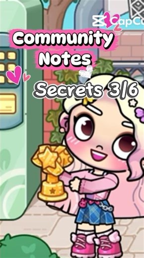 COMMUNITY NOTES SECRETS | AVATAR WORLD #avatarworld #shorts #pazu #newubdate #avatarworldupdate #fun