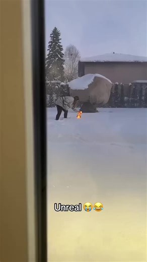 Epic Snow Prank: Watch This Hilarious Reaction!