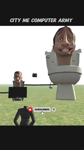 Skibidi Style Computer Army Ne City Hila Di 😱 | Indian bike driving 3d #shorts #shortsfeed #gaming