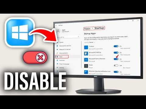 How To Disable Startup Programs In Windows 11 - 2 Ways