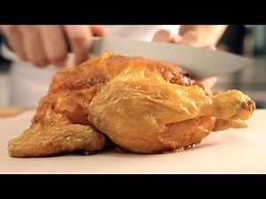 Gebraden kip snijden en verdelen - #recept #Allerhande