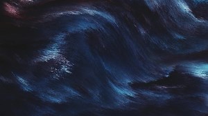 Abstract Dark Blue Waves Live Wallpaper - MoeWalls