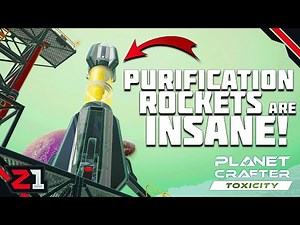 Purification Rockets Gave Me INSANE Boosts Towards Cleaning The Planet! Planet Crafter Toxicity
