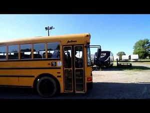 Driving an 2000 AmTran RE School Bus- 1000th Video