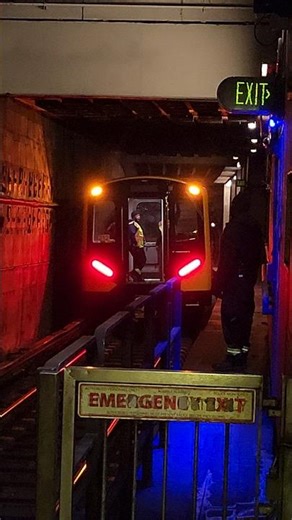 Baltimore Hitachi Subway Train Breaks Down