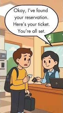 🌿 Troubleshooting a Broken Ticket Machine at the Train Station | English Conversation & Vocabulary