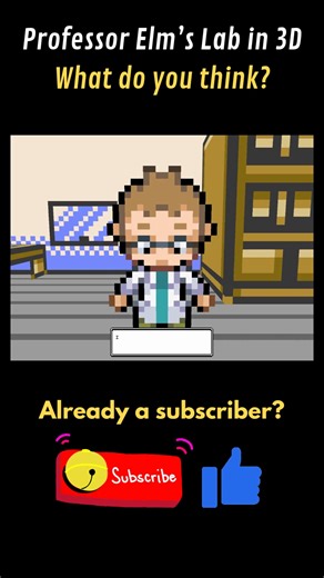 29K views · 588 reactions | Professor Elm's lab being played in 3D. Not bad, huh? Or could be better? The bookshelves, the professor aids, the table with the 3 starters. This is for PC, not a rom for any emulator like Game Boy. #pokemon #pokemoncrystal #pokemon3d #Nintendo #pcgaming #nostalgia #retrogaming | PokéMarcos | Facebook