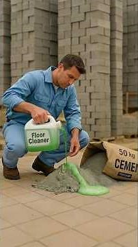 Millions don't know this trick: mixing laundry detergent with cement. Unbelievable!