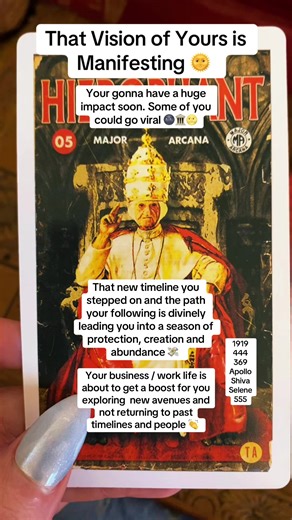 That Vision of Yours is Manifesting 🌞 #manifestation #tarotreading #abundance #foryoupage