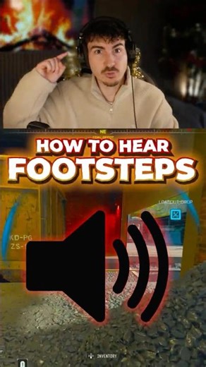 How to hear footstep audio