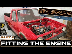 VW Caddy MK1 TDI Build Part 2: Fitting the Engine