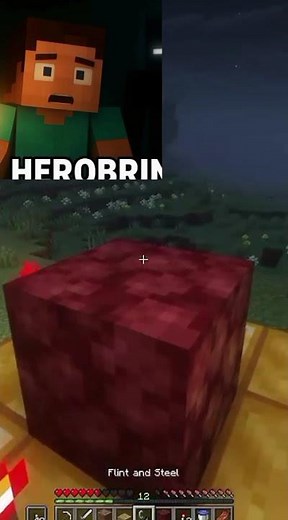 Herobrine mod summon #minecraft