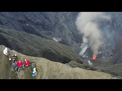 Spectacular drone footage of Dukono Volcano - Indonesia
