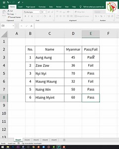 Excel မှာ အသုံးပြုထားတဲ့ Formula တွေကို Hide လုပ်နည်း | COL - Computer Online Learning