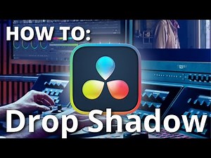 HOW TO add a Drop Shadow to text in DaVinci Resolve - SIMPLE AND EASY TUTORIAL