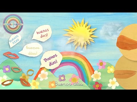 Good Morning! Children's song with lyrics - CANCIOGRAMA (Learn Singing 2020)