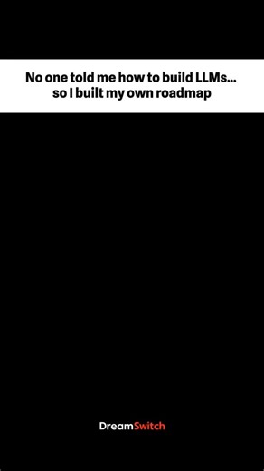 Dreamswitch on Instagram: "Want the links? Follow our page and drop a comment below. ( LLM roadmap 2025, large language model training, NLP roadmap, transformer models, Hugging Face tutorial, build your own GPT, fine tuning LLM, Python for NLP, deep learning for text, generative AI roadmap, AI engineer skills, prompt engineering, RLHF explained, open source LLM tools, AI project ideas, deploy LLM API, vector database for AI, model optimization, AI interview prep, career in generative AI )"
