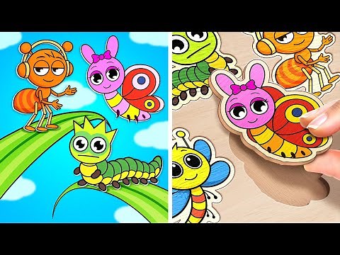 🐞 Insect Puzzle Adventure!🐛🐝 Let's Learn Bugs, Colors & More! 🌈