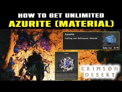 AZURITE Location in Crimson Desert | How to GET Unlimited AZURITE EARLY