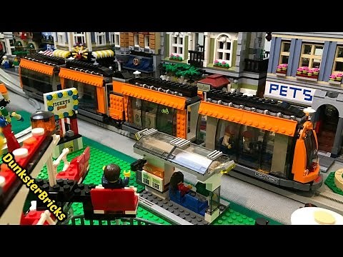 LEGO Custom Tram Monorail Info and 4DBrix Review!