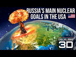 All Nuclear Targets in the USA (nuclear war simulation with Russia, China)