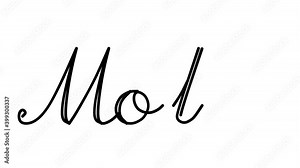 Moto Decorative Handwriting Animation in Six Cursive and Gothic Fonts