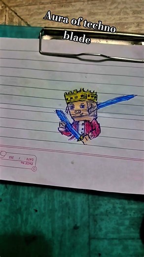 drawing of techno blade